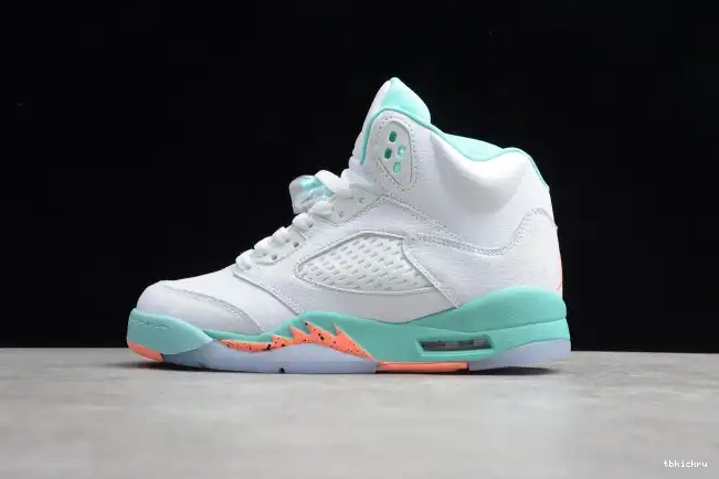 TBkick 440892-100 Air 5 GS Light Jordan Aqua 0610